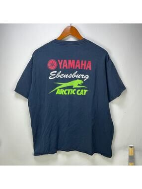 intage Yamaha Arctic Cat Ebensburg Dealer T Shirt 2XL